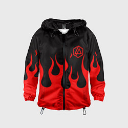 Детская ветровка Linkin park logo fire