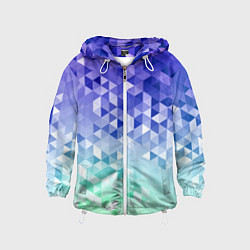 Детская ветровка Градиентная геометрия