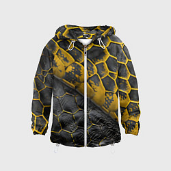 Ветровка с капюшоном детская Костюм рептилии, цвет: 3D-белый