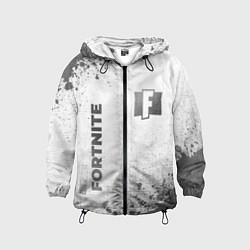 Детская ветровка Fortnite - white gradient вертикально