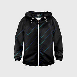 Детская ветровка Color blue black