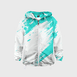Детская ветровка Color white light blue
