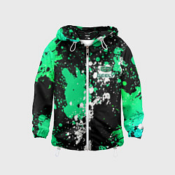 Детская ветровка Geely на фоне брызг граффити