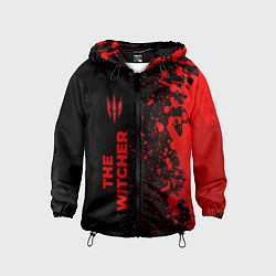 Детская ветровка The Witcher - red gradient по-вертикали