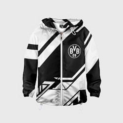 Детская ветровка Borussia geometry black