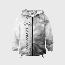 Детская ветровка Infiniti - white gradient по-вертикали