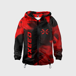 Детская ветровка Exeed - red gradient вертикально