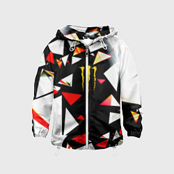 Детская ветровка Monster energy геометрия