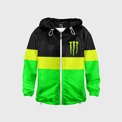 Детская ветровка Monster energy полосы