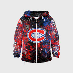 Детская ветровка Montreal Canadiens NHL black