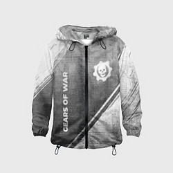 Детская ветровка Gears of War - grey gradient вертикально