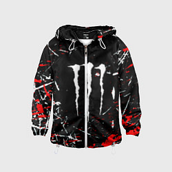 Детская ветровка Monster energy штрихи