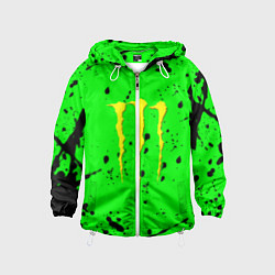 Детская ветровка Monster energy кислотные брызги