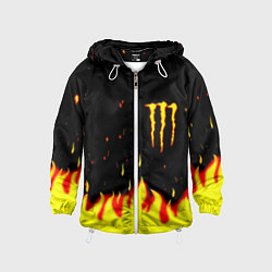 Детская ветровка Monster energy fire steel