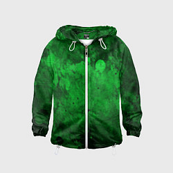 Детская ветровка Абстракция - green acid stains