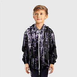 Ветровка с капюшоном детская Shade purple, цвет: 3D-белый — фото 2