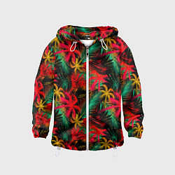 Детская ветровка Palm yellow red