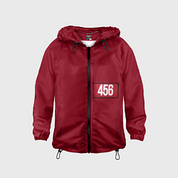 Детская ветровка Игрок 456 Красная униформа