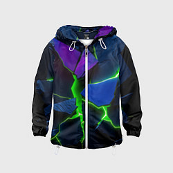 Детская ветровка Neon tile