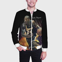 Бомбер мужской Kobe Bryant, цвет: 3D-белый — фото 2