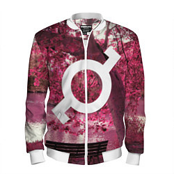 Мужской бомбер 30 STM: Pink Glyph