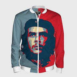 Бомбер мужской Che Guevara, цвет: 3D-белый