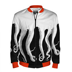 Бомбер мужской Octopus, цвет: 3D-красный