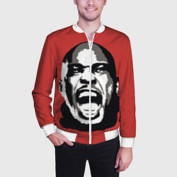 Бомбер мужской Sticky Fingaz, цвет: 3D-белый — фото 2