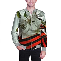Бомбер мужской Георгиевская лента, цвет: 3D-меланж — фото 2