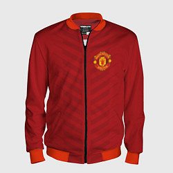 Бомбер мужской Manchester United: Red Lines, цвет: 3D-красный