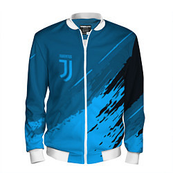 Бомбер мужской FC Juventus: Blue Original, цвет: 3D-белый