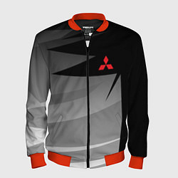 Бомбер мужской MITSUBISHI SPORT, цвет: 3D-красный
