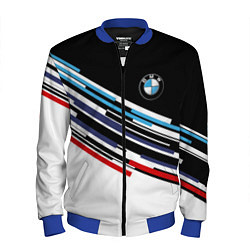 Бомбер мужской BMW BRAND COLOR БМВ, цвет: 3D-синий