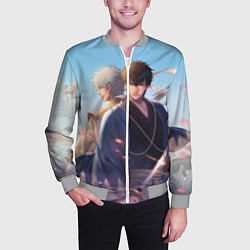 Бомбер мужской Gintama, цвет: 3D-меланж — фото 2