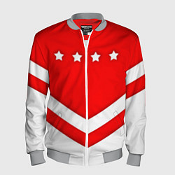 Бомбер мужской Звезды Спартака, цвет: 3D-меланж