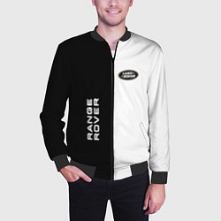Бомбер мужской Land Rover: Range Rover, цвет: 3D-черный — фото 2