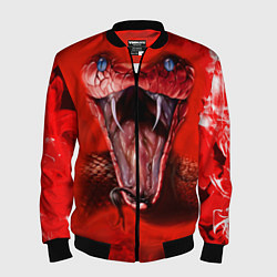 Бомбер мужской Red Snake, цвет: 3D-черный