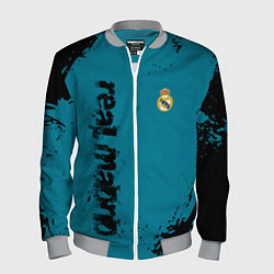 Бомбер мужской Real madrid - grange style, цвет: 3D-меланж