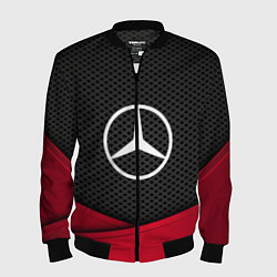 Бомбер мужской Mercedes Benz: Grey Carbon, цвет: 3D-черный