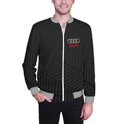 Бомбер мужской Audi: Grey Collection, цвет: 3D-меланж — фото 2