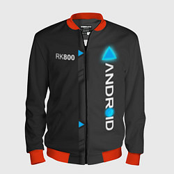 Бомбер мужской RK800 Android, цвет: 3D-красный