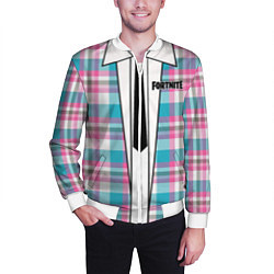 Бомбер мужской Fortnite: Базовый костюм, цвет: 3D-белый — фото 2