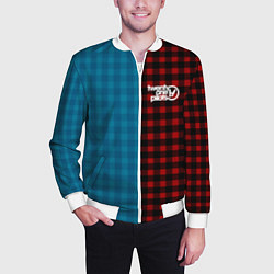 Бомбер мужской 21 Pilots: Duo Colors, цвет: 3D-белый — фото 2
