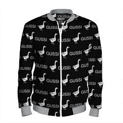 Мужской бомбер GUSSI: Black Pattern