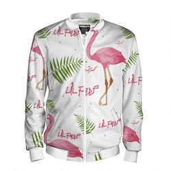 Мужской бомбер Lil Peep: Pink Flamingo