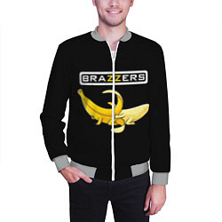 Бомбер мужской Brazzers: Black Banana, цвет: 3D-меланж — фото 2