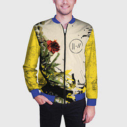 Бомбер мужской TOP: Chlorine, цвет: 3D-синий — фото 2