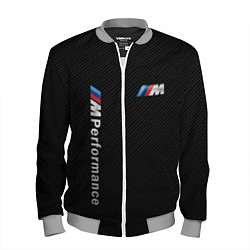 Бомбер мужской BMW M PERFORMANCE CARBON КАРБОН, цвет: 3D-меланж