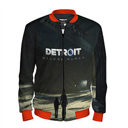 Бомбер мужской Detroit: Become Human, цвет: 3D-красный