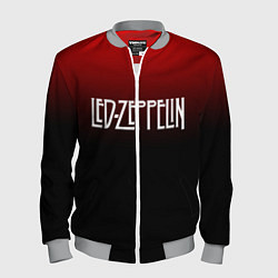 Бомбер мужской Led Zeppelin, цвет: 3D-меланж